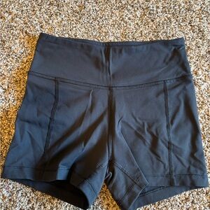 Women's Black High-Waisted Shorts